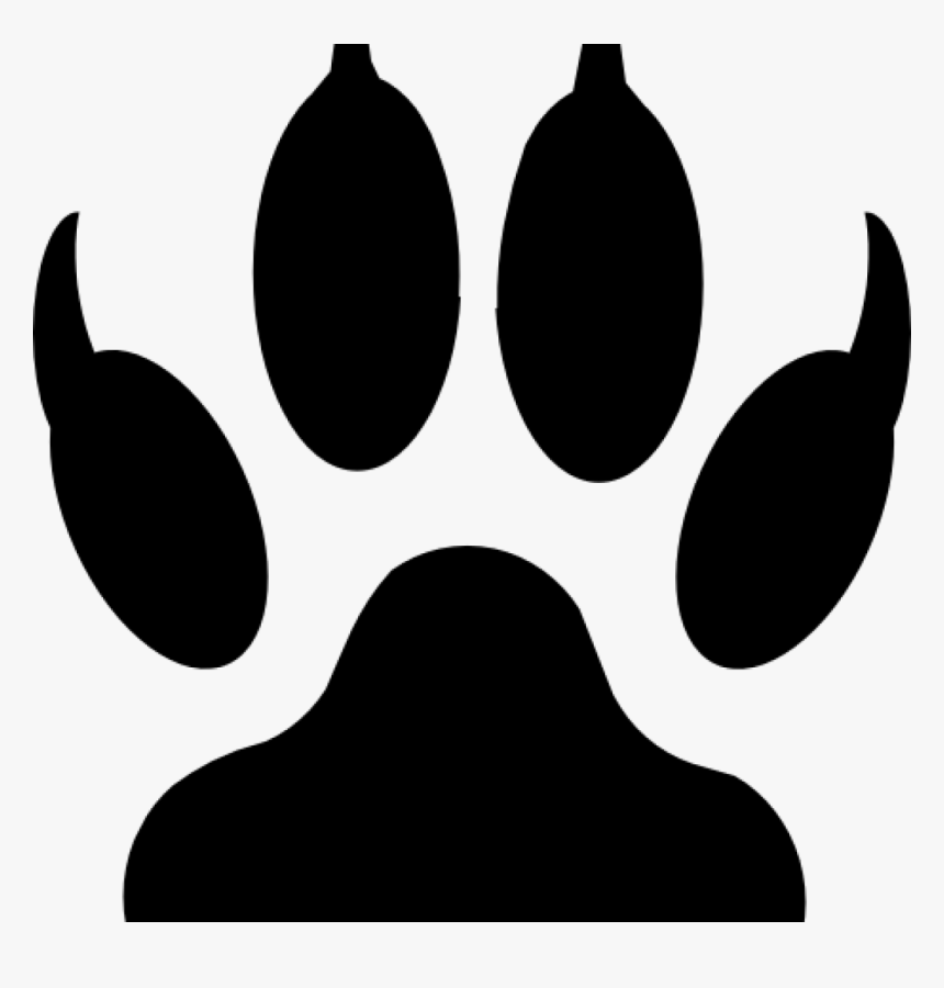 Bear Paw Clip Art Grizzly Bear Paw Print Clipart Clipart - Tiger Paw Svg, H...