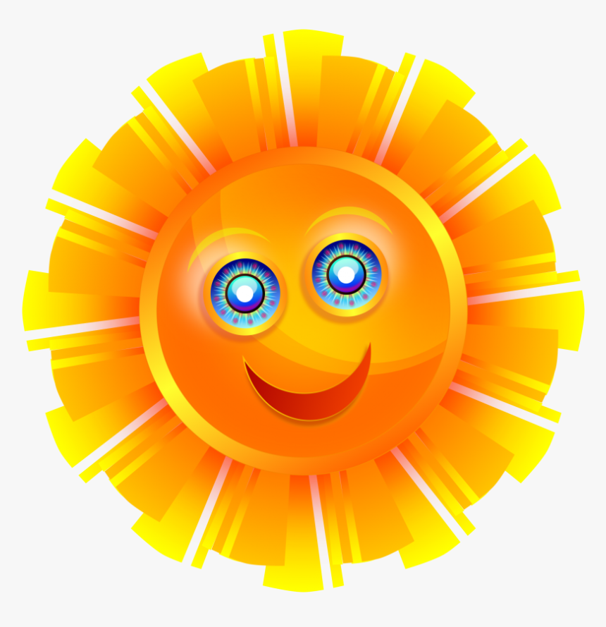 Sunshine, Sun, Shining, Face, Happy, Smile, Summer - Big Smile Good Morning, HD Png Download, Free Download