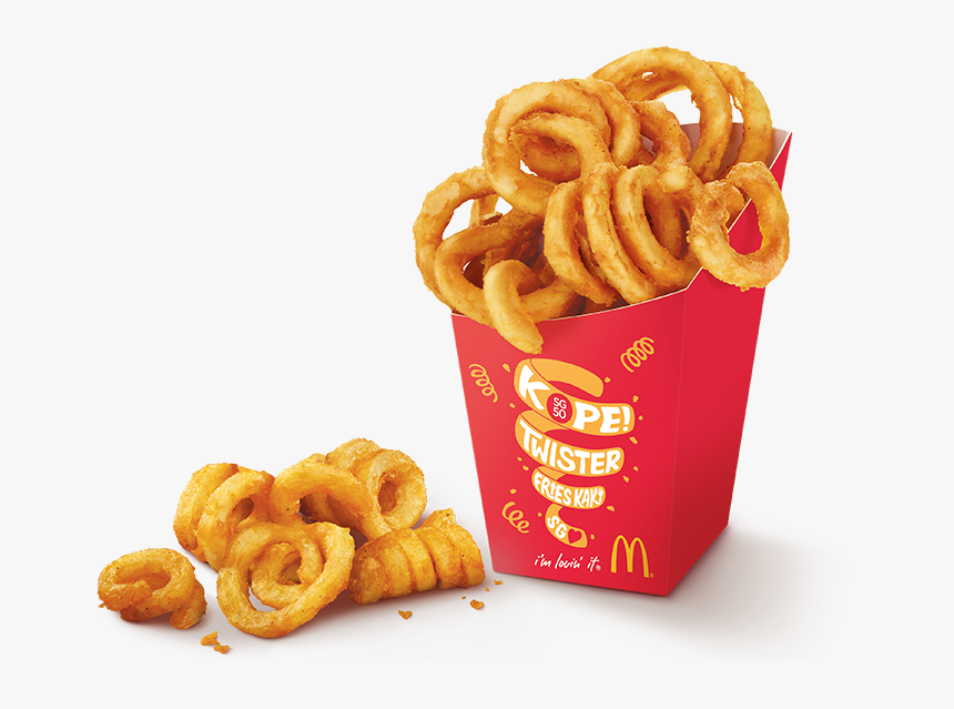 Curly Fries Mcdonalds 2019, HD Png Download - kindpng