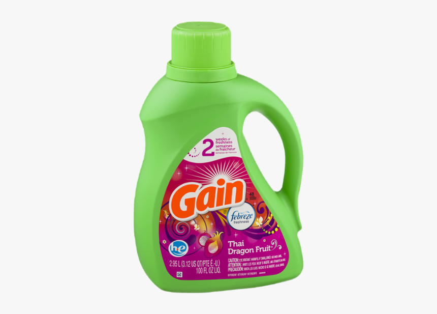 Gain 50oz Liquid Detergent Thai Dragon Fruit, HD Png Download, Free Download