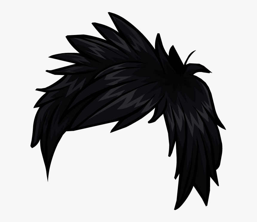 Club Penguin Hair Clip Art - Anime Hair Transparent Png, Png Download, Free Download