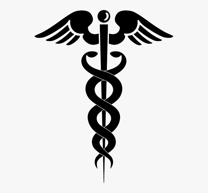 Doctor Symbol Caduceus Transparent - Caduceus Vector, HD Png Download, Free Download