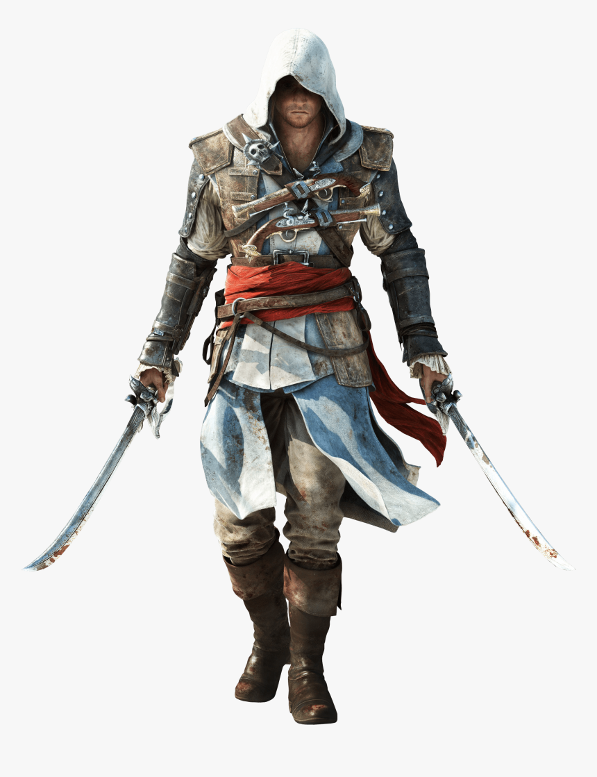 Assassins Creed Two Swords - Assassins Creed Edward Kenway, HD Png Download, Free Download