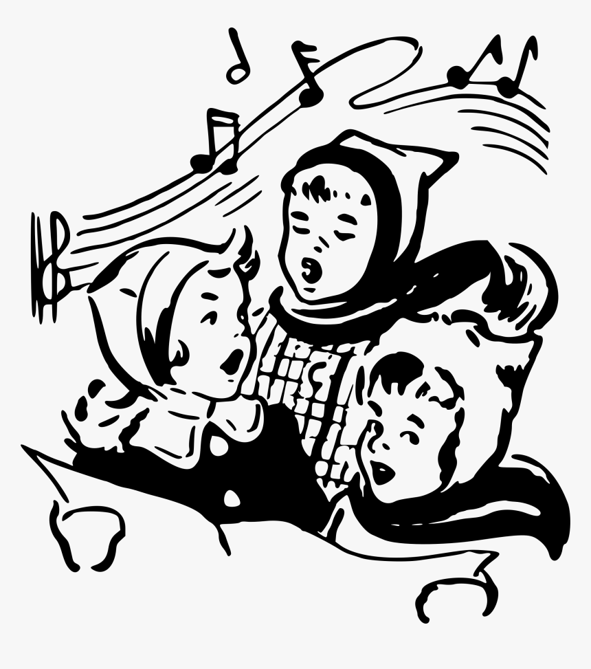 Clip Art Graphic Huge Freebie - Carol Singers Clipart Black And White, HD Png Download, Free Download