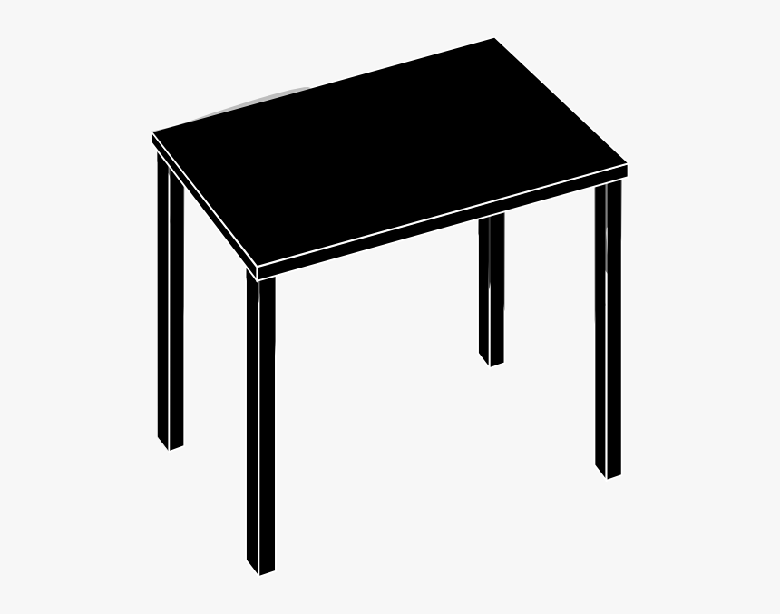 Black Table Clipart, HD Png Download, Free Download