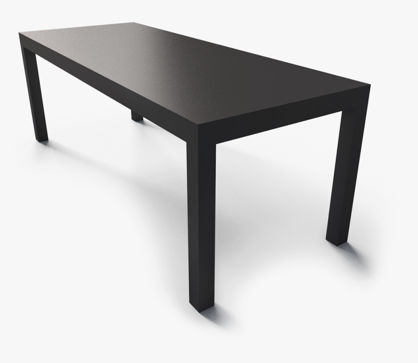 Lack Black Table3d View"
 Class="mw 100 Mh 100 Pol - Ikea Lack Black Table, HD Png Download, Free Download