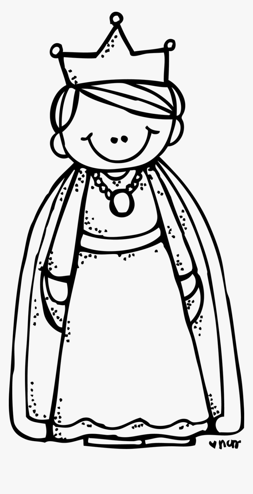 Queen Black And White Clipart - Queen Clipart Black And White, HD Png Download, Free Download