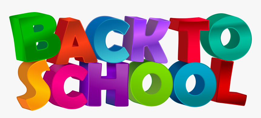 Back To School Text Transparent Clip Art Image - Graphic Design, HD Png Download, Free Download