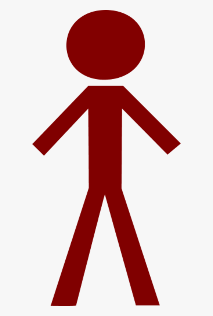 People Clipart Red - Stick Figure Clip Art, HD Png Download, Free Download