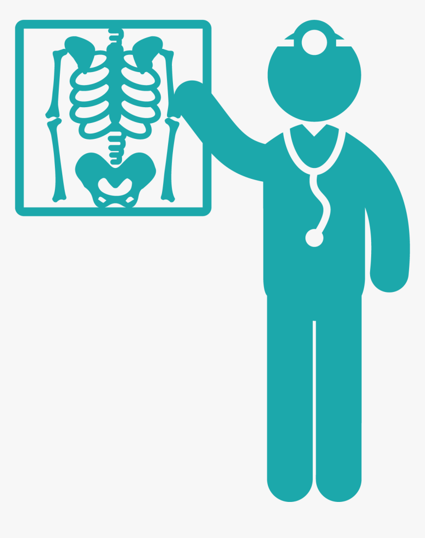 Silhouette Computed Doctor Ct Health Tomography Care - Drawing Of An X Ray, HD Png Download, Free Download
