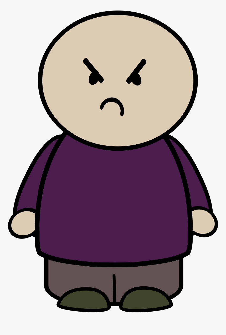 Transparent Angry Person Png - Mad Person Clipart, Png Download, Free Download