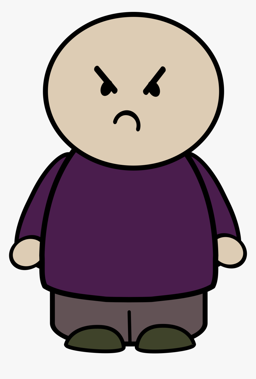 annoyed person clipart