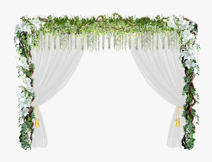 Flower Door Romantic Wedding Love Arch Clipart - Wedding Flower Decoration Png, Transparent Png, Free Download