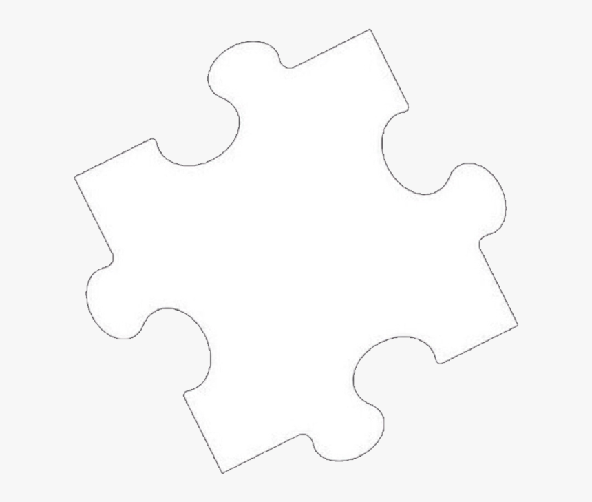 #overlay #puzzle #puzzlepiece #white #freetoedit - Black And White Puzzle Png, Transparent Png, Free Download