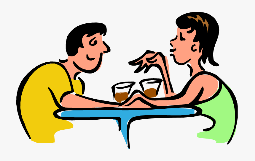 Person Talking Png - Women And Man Talking Clip Art, Transparent Png