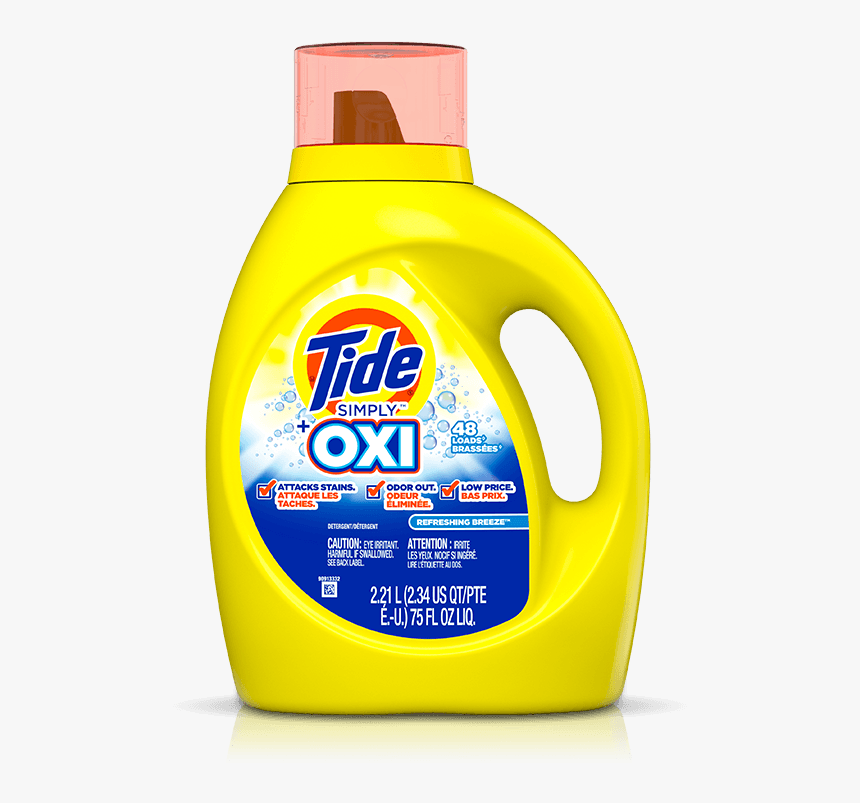 Tide Simply Plus Oxi Liquid Laundry Detergent - Tide Detergent, HD Png Download, Free Download