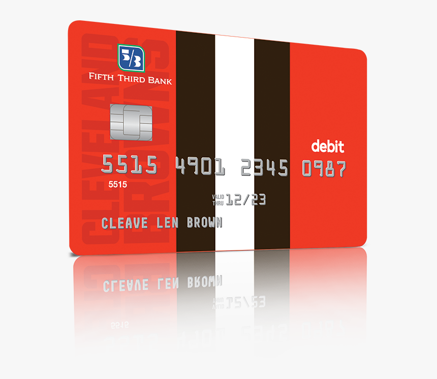 Cleveland Browns Debit Card - Fifth Third Cleveland Browns Debit Card, HD Png Download, Free Download