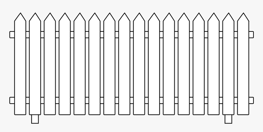 White Picket Fence Graphic, HD Png Download, Free Download