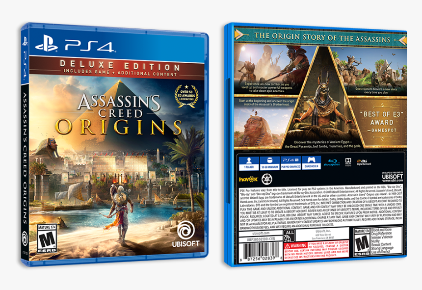 Ac-boxes - Ac Origins Xbox One, HD Png Download, Free Download