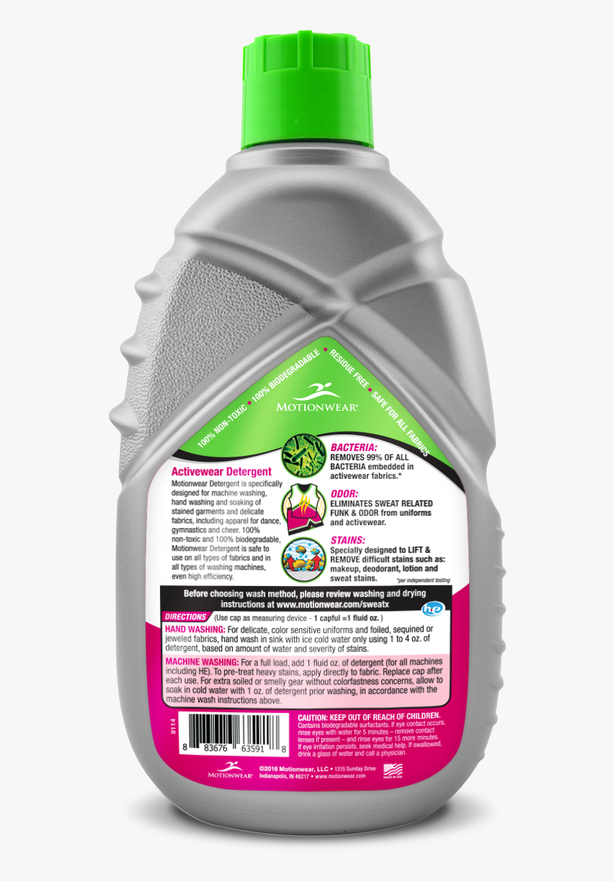 Sweat X Delicate Uniform Detergent And Soak Solution - Plastic Bottle, HD Png Download, Free Download