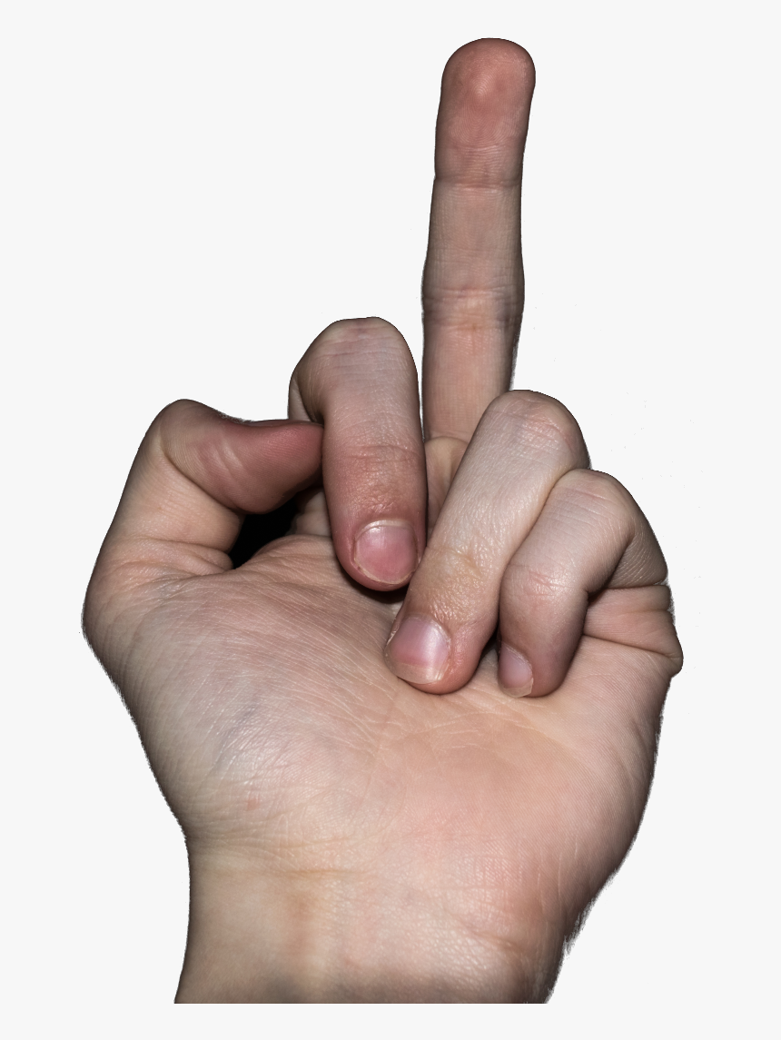 Fingers Png Pic Background - Hand Middle Finger Png, Transparent Png, Free Download