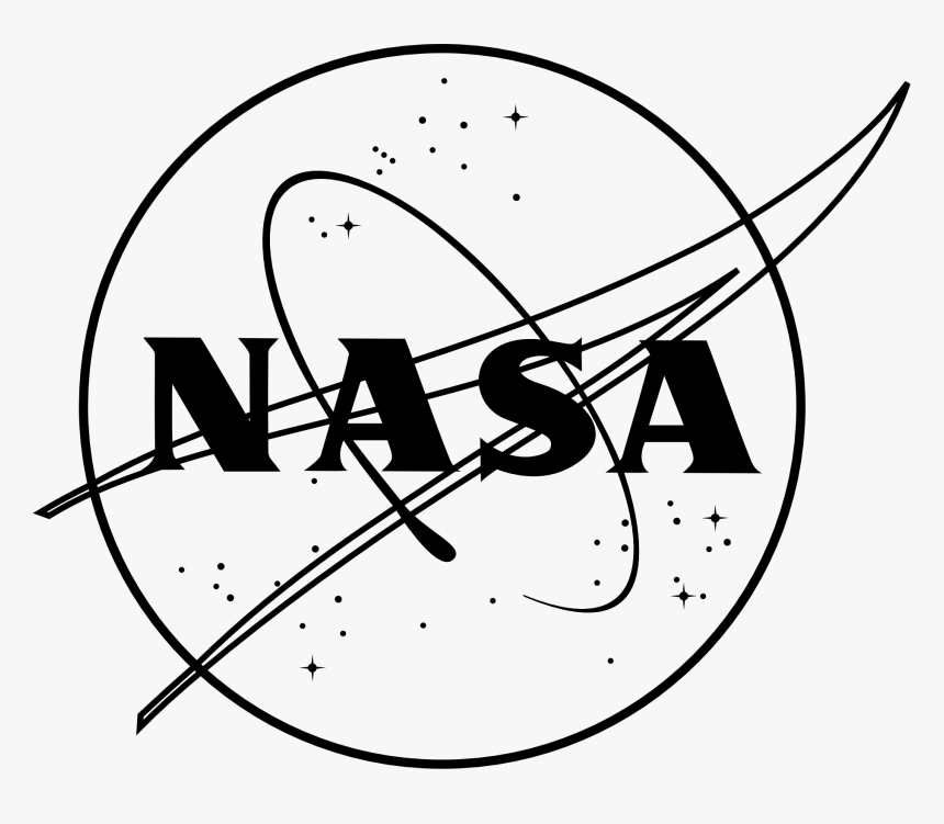 Black And White Nasa Logo, HD Png Download, Free Download