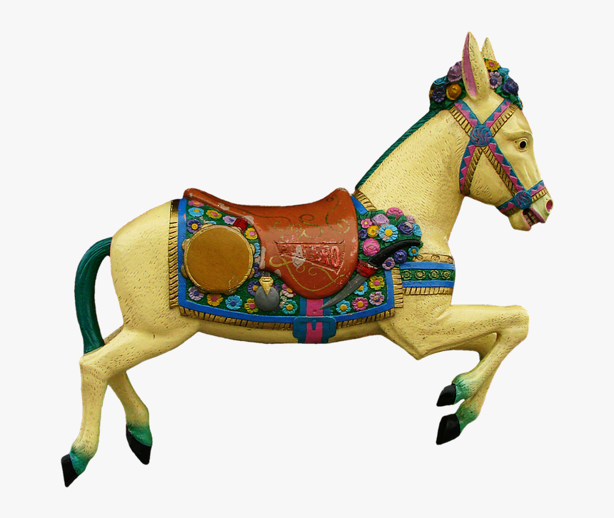 Carousel Horse, Carousel, Horse, Ride, Turn - Carousel Horse Clipart Vintage, HD Png Download, Free Download