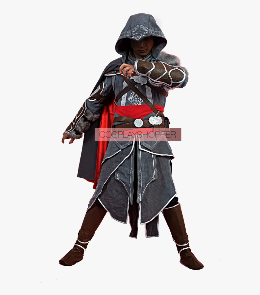 Revelations Ezio Auditore Da Firenze Cosplay Costume"
 - Assassin's Creed Cosplay Ezio, HD Png Download, Free Download