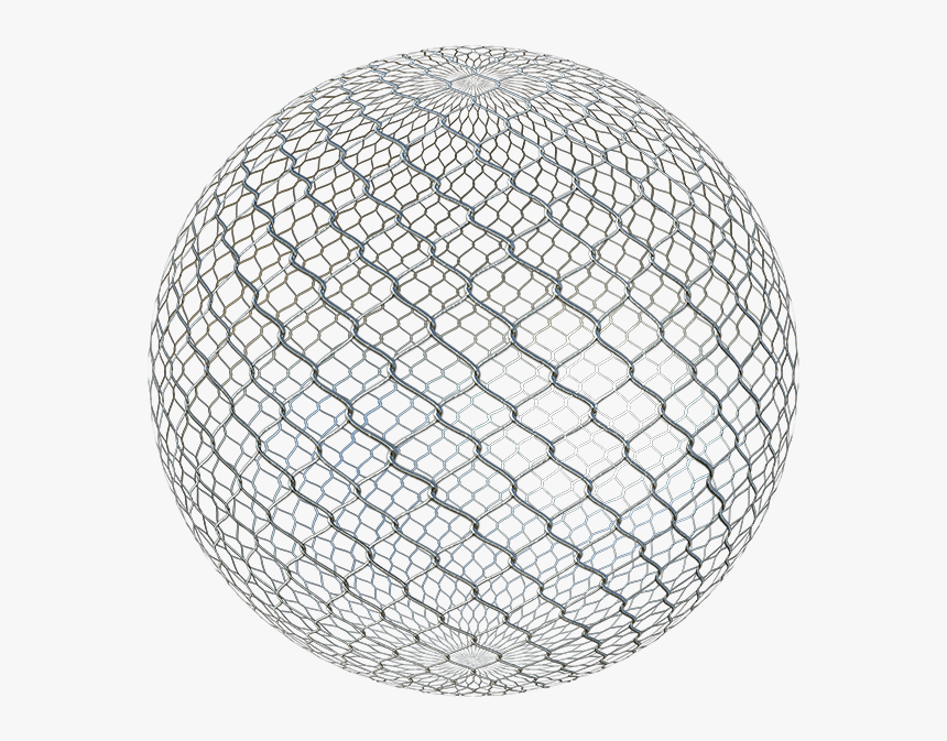Chain-link Metal Wire Fencing Texture, Seamless And - Sphere, HD Png Download, Free Download