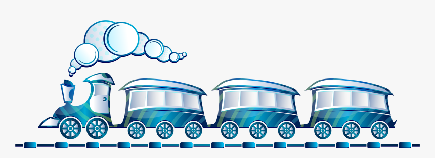 Transparent Train Clipart Png - Train Clipart Blue, Png Download, Free Download