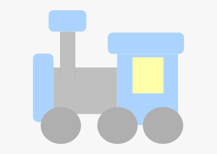 Blue And Gray Train Svg Clip Arts - Front Of Train Clipart, HD Png Download, Free Download