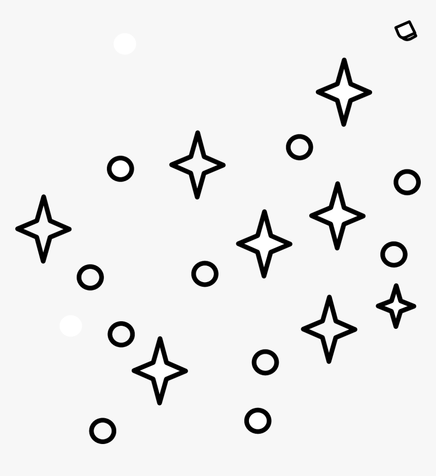 Stars Black And White Clipart, HD Png Download, Free Download