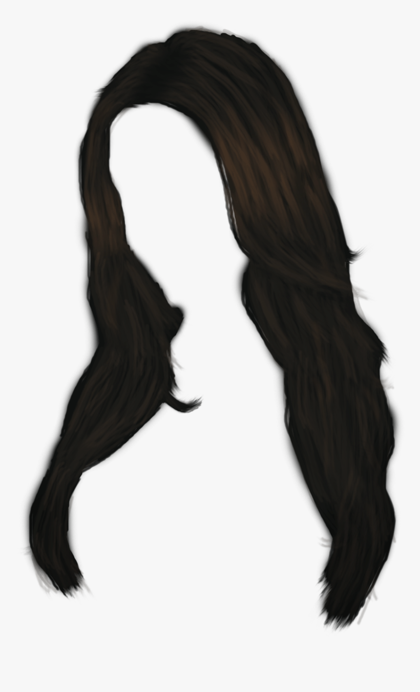 Hair Wig Png - Black Hair No Background, Transparent Png, Free Download