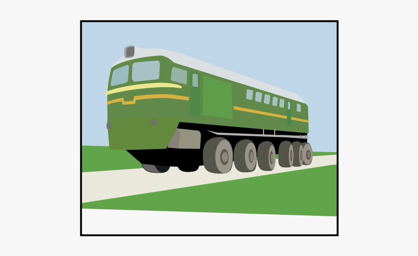 Vl 85 Train Svg Clip Arts - Kereta Api Dan Truk, HD Png Download, Free Download