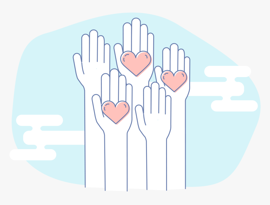 Jukebox Hands And Hearts - Illustration, HD Png Download, Free Download