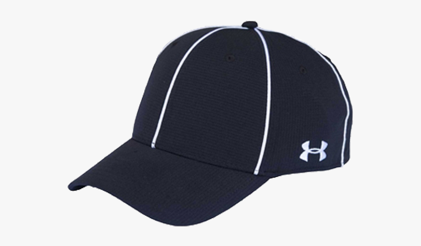 Ua Blacke White Referee Hat - Under Armour Referee Hat, HD Png Download, Free Download