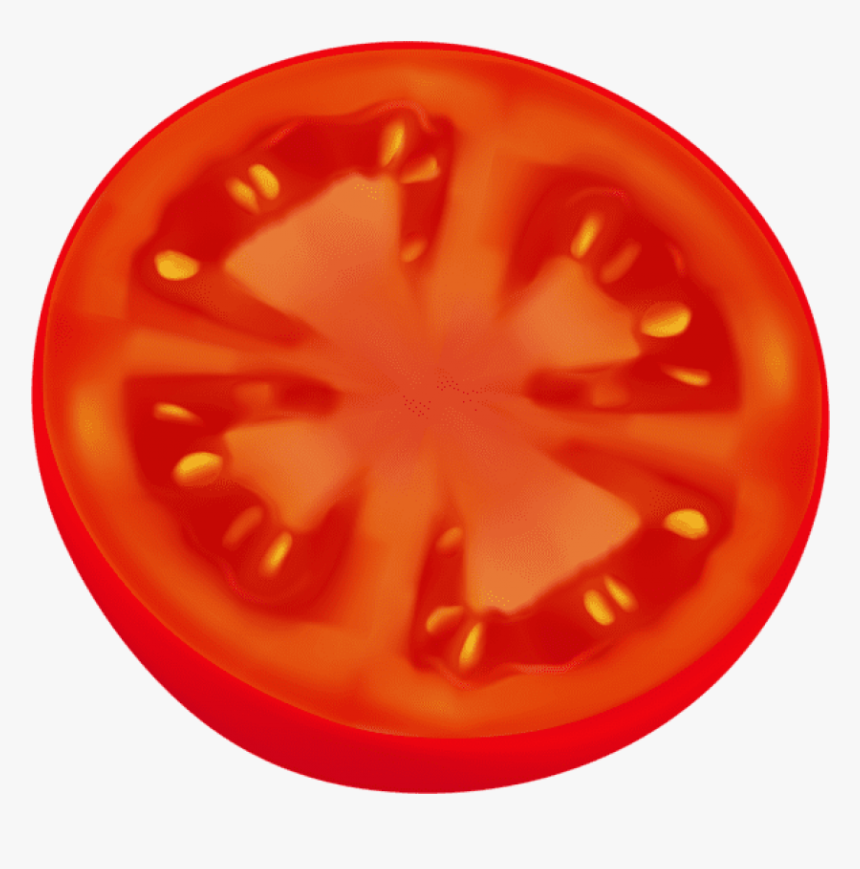 Circle Sliced Tomato Png Clip Art Image - Tomato Slice Clipart, Transparent Png, Free Download