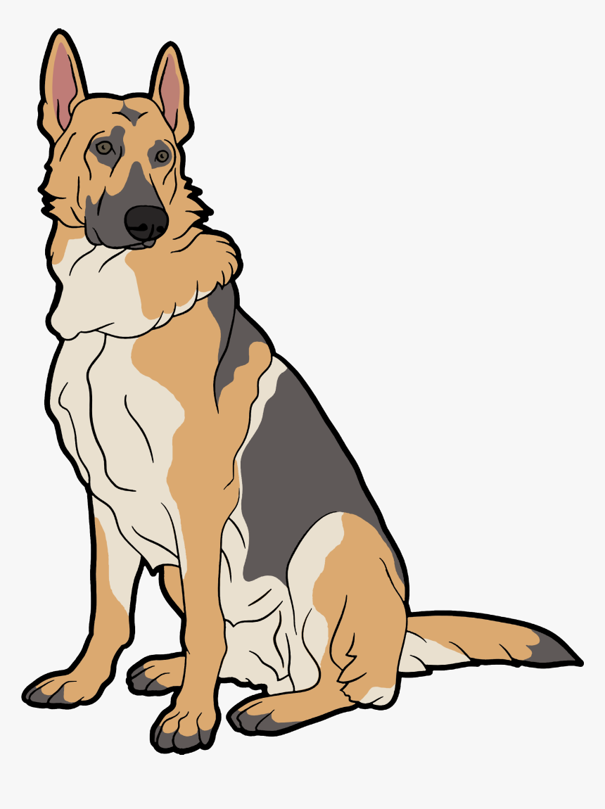 Clipart German Shepherd Dogs, HD Png Download, Free Download