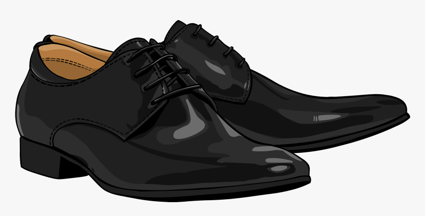 Black Men Shoes Png Clipart - Black Shoes Clipart, Transparent Png, Free Download