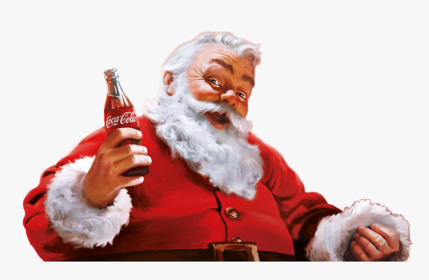 Santa-claus - Coca Cola Santa Png, Transparent Png, Free Download