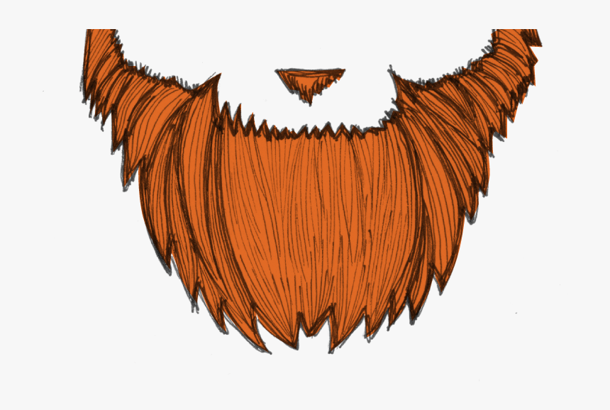 Free Library Beard Clipart Orange - Red Beard Png, Transparent Png, Free Download