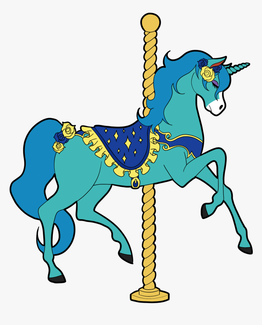 Sketchy Carousel Horse Source - Transparent Carousel Horse Clipart Png, Png Download, Free Download