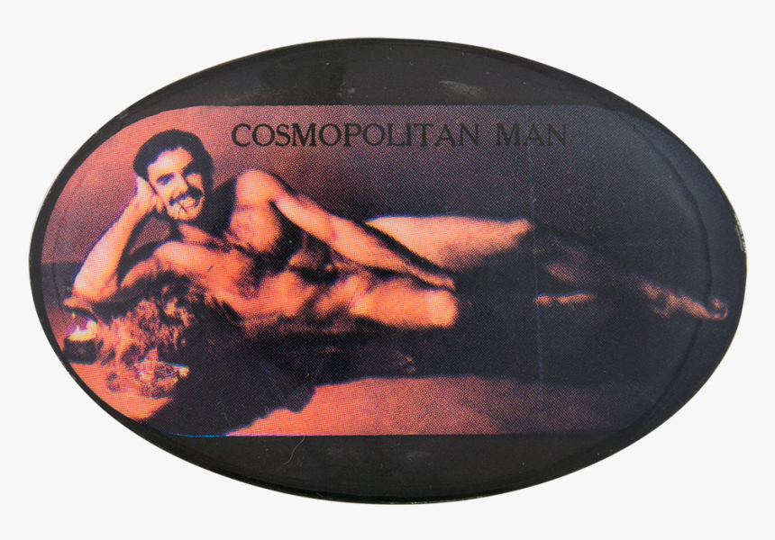 Burt Reynolds Cosmopolitan Man Entertainment Button - Circle, HD Png Download, Free Download