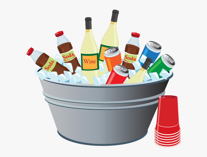 Summer Clipart Bbq - Party Drinks Clipart, HD Png Download, Free Download