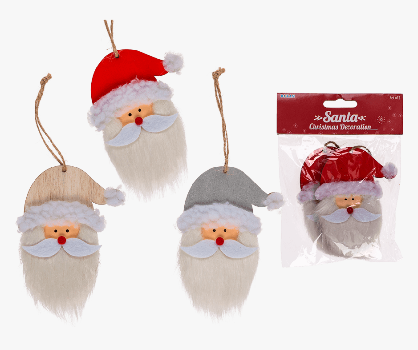 Cabeza Papa Noel En Tela, HD Png Download, Free Download