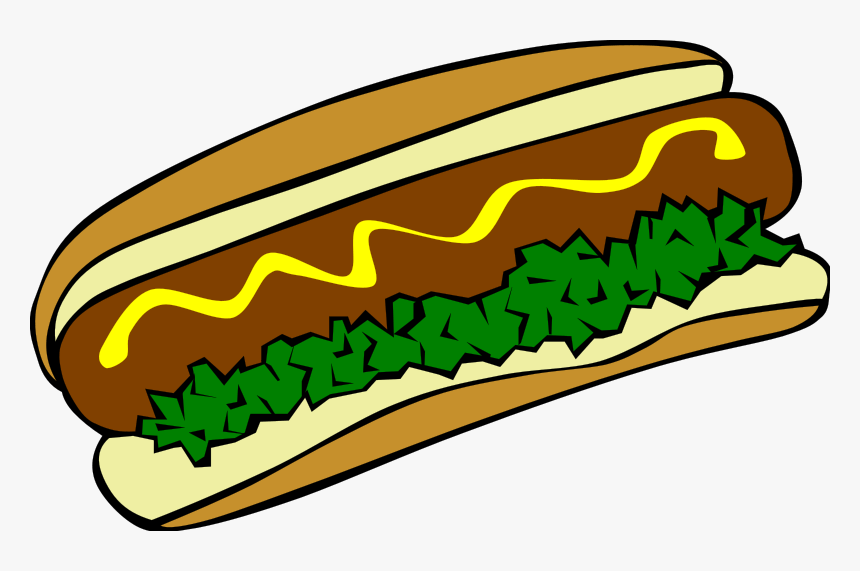 Food Clipart Bbq Png - Hot Dog Clip Art, Transparent Png, Free Download