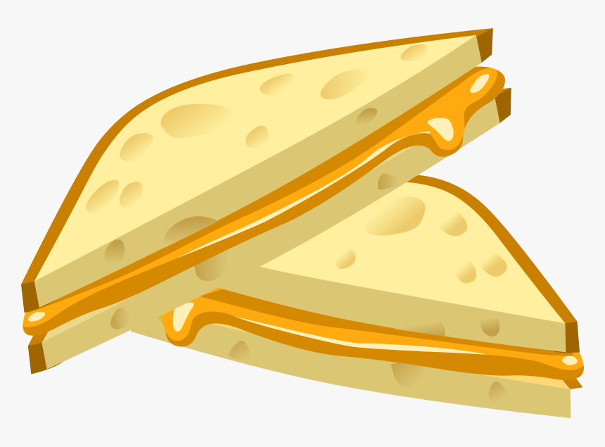 Grilled Cheese Big Image - Grilled Cheese Sandwich Clipart, HD Png Download, Free Download