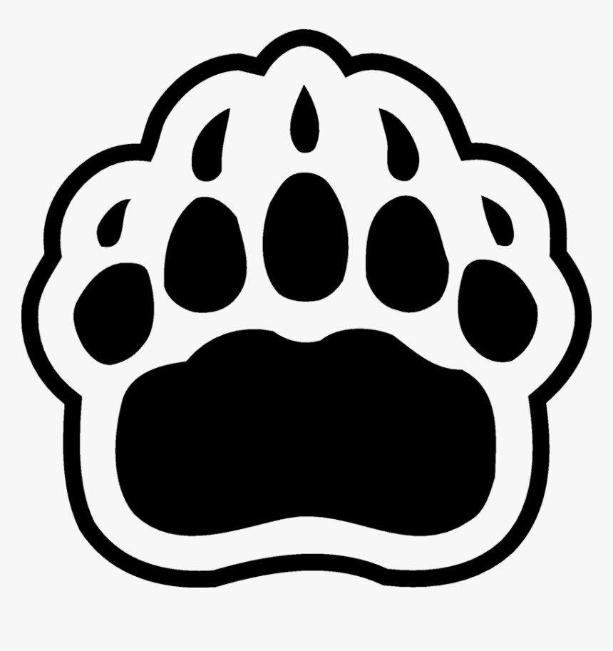 Graphic Transparent Stock Brown American Black Paw - Brown Bear, HD Png Download, Free Download