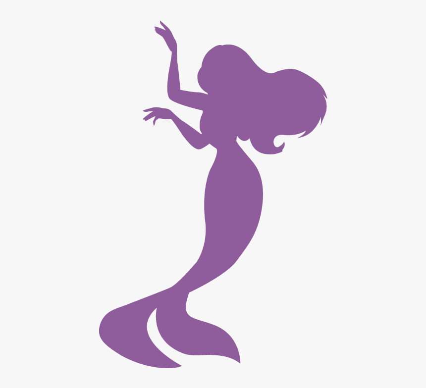 Mermaid Images Illustrations Photos Hd Photos Clipart - Purple Mermaid Silhouette Png, Transparent Png, Free Download