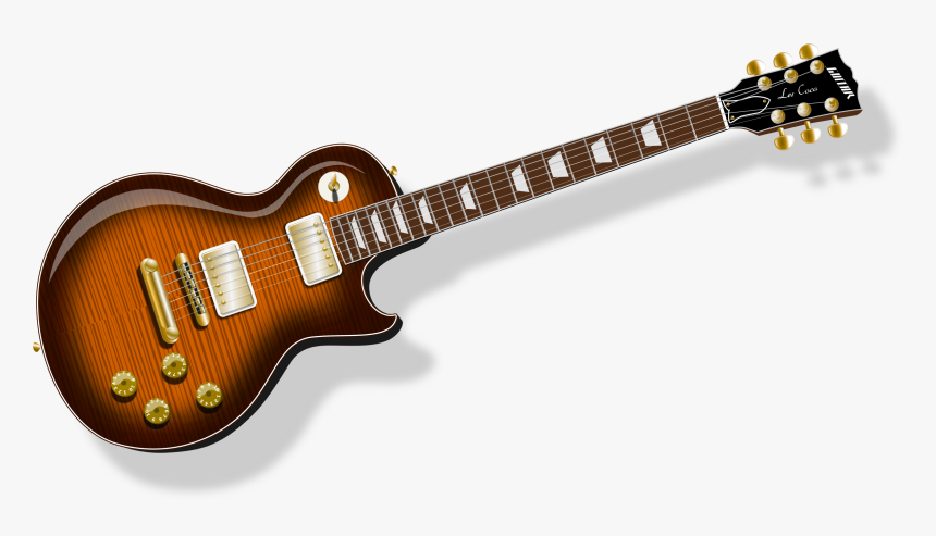 Rock Guitar Png Image Background - Guitar With Transparent Background, Png Download, Free Download